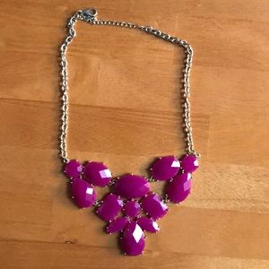 Pink statement necklace